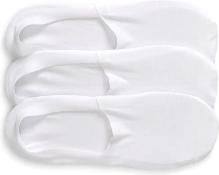 3-Pack Cotton Blend No-Show Socks | Nordstrom