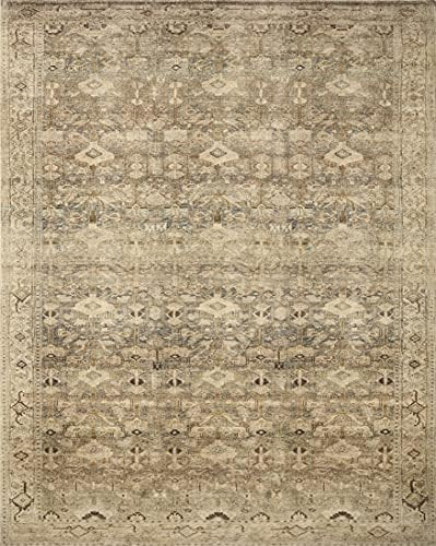 Loloi II Margot Collection MAT-04 Taupe / SAGE, Traditional 7'-6" x 9'-6" Area Rug | Amazon (US)