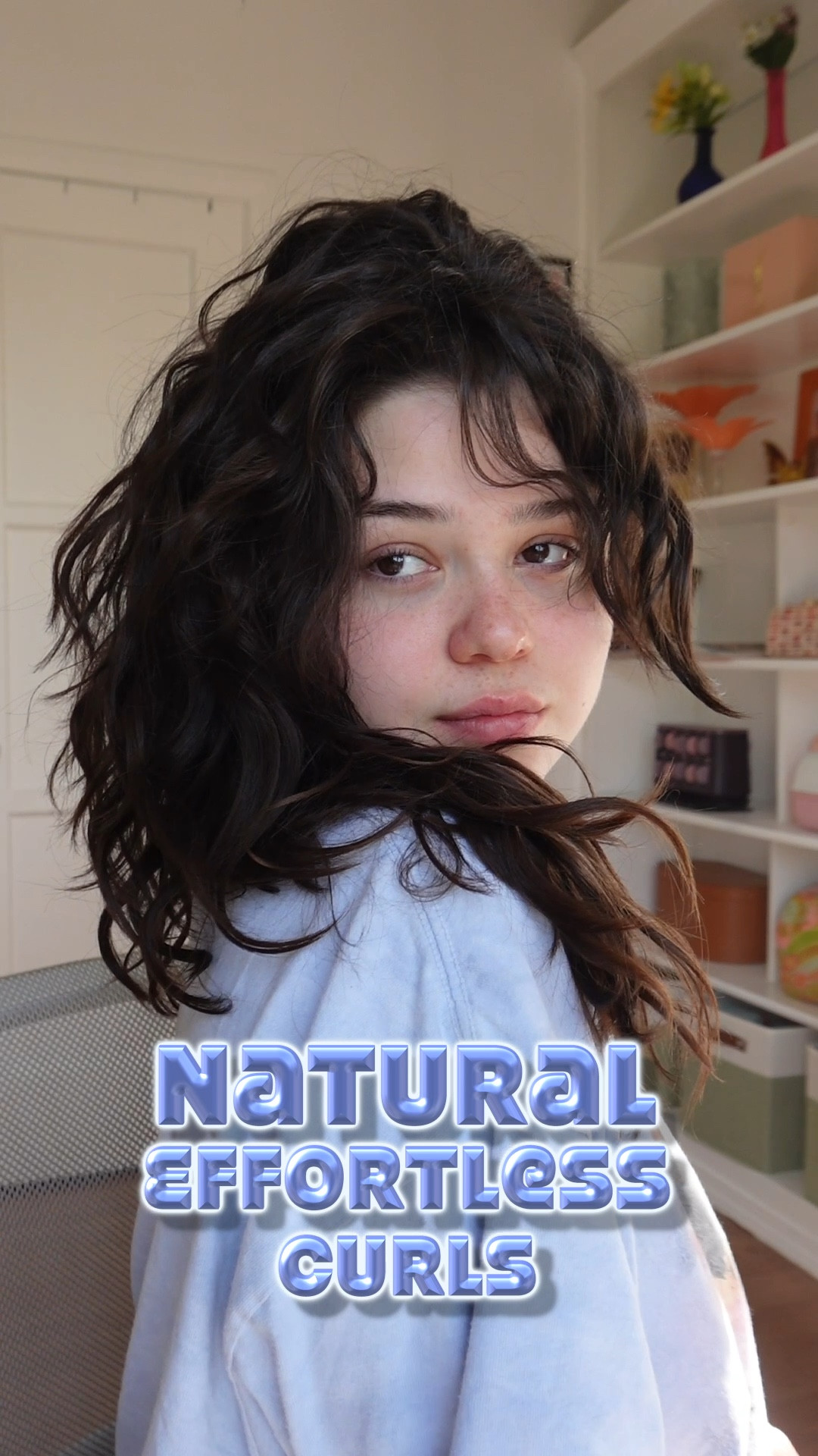 Natural effortless curls tutorial 