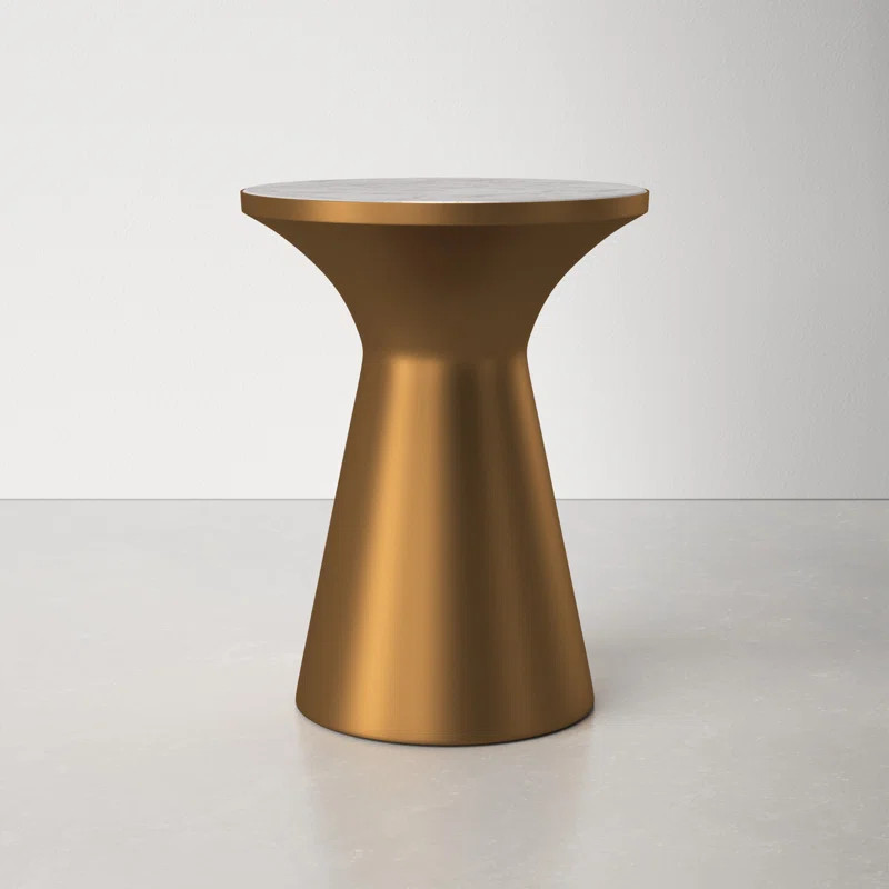 Edgar 20'' Tall Drum End Table | Wayfair North America