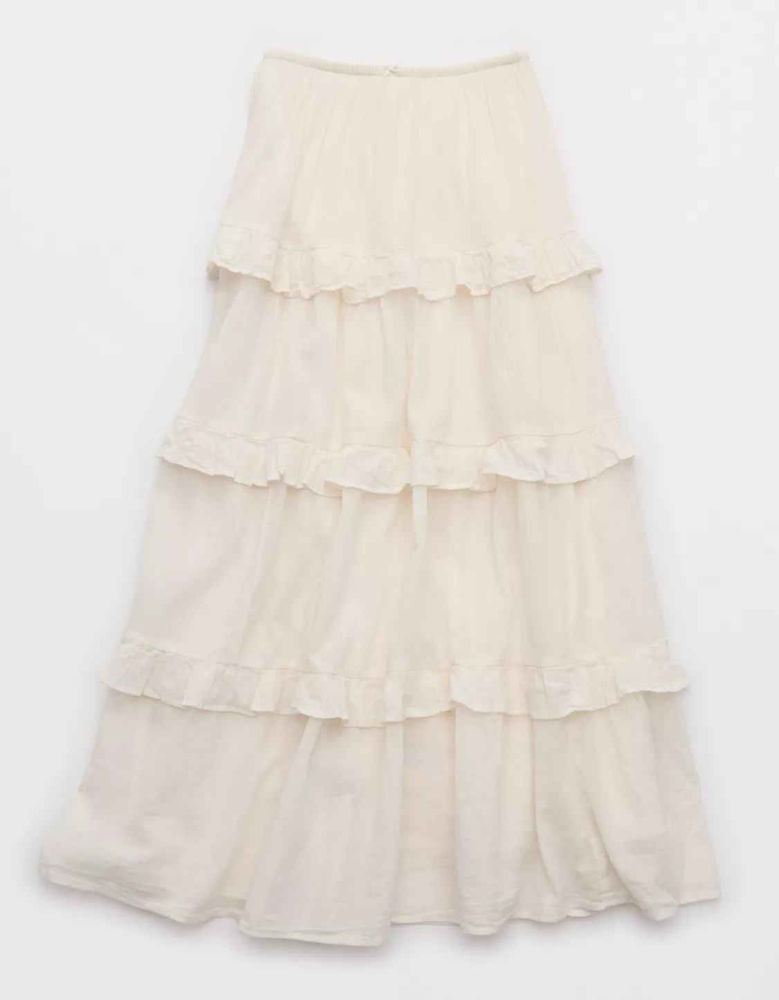Aerie Ready To Ruffle Tiered Midaxi Skirt | Aerie