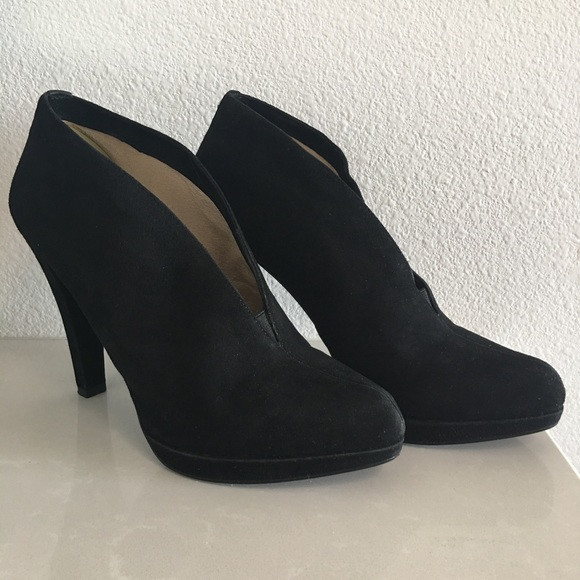 Black suede Michael Kors high heel bootie | Poshmark