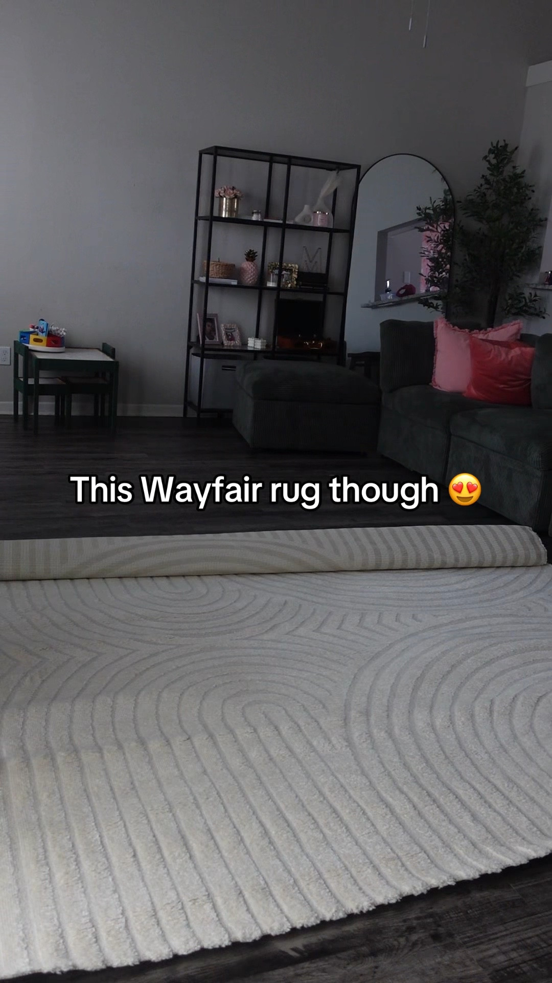 This Wayfair rug is so chic and plush! 