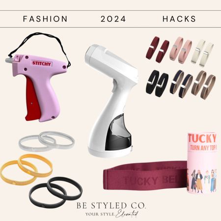 Favorite fashion hacks to make getting dressed easier. Our favorite clothing steamer and a stitch gun for those quick clothing alterations in a pinch. Plus keep your sleeves cuffed just perfectly with these affordable arm bands! 

#LTKfindsunder50 #LTKstyletip #LTKover40