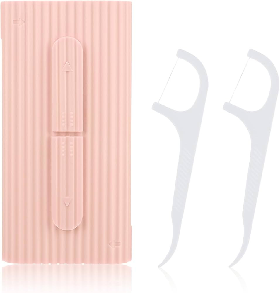 Portable Dental Floss Case Automatic Dental Floss Pick Organizer Case Travel Flosser Dispenser St... | Amazon (US)