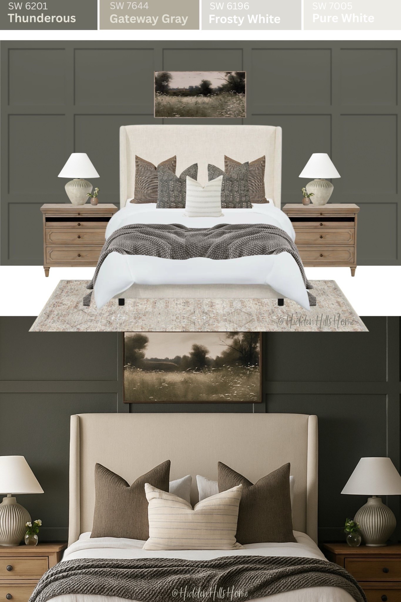 Bedroom decor mood board, primary bedroom decor ideas, bedroom inspiration, bedroom design, home decor #bedroom

#LTKSaleAlert #LTKHome #LTKSeasonal