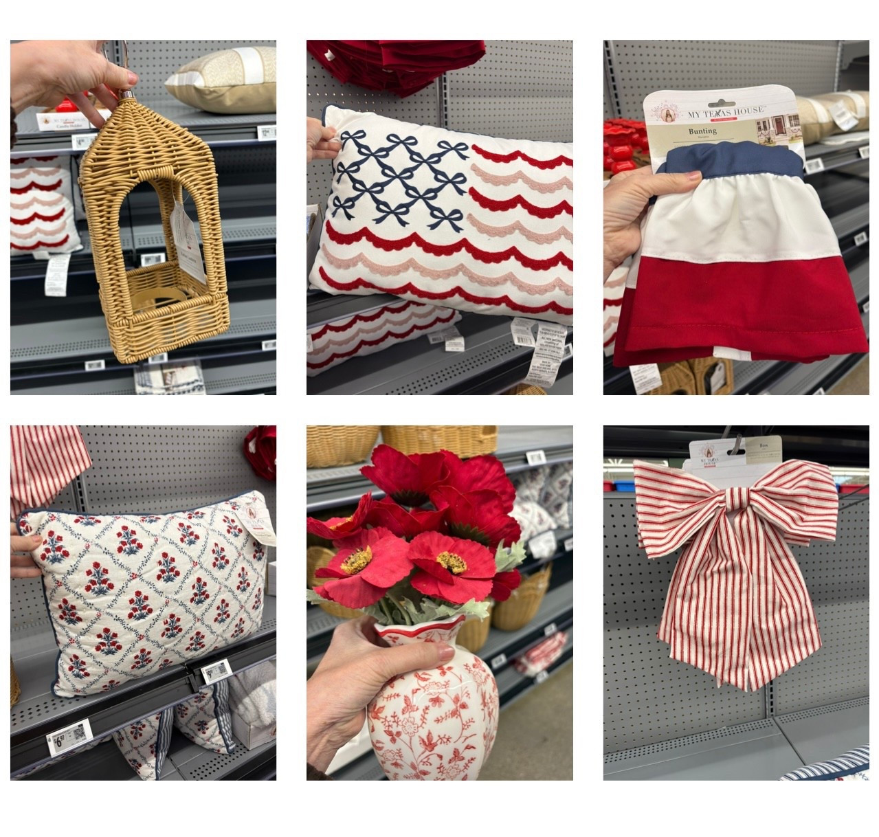 🇺🇸 Just a few of the My Texas House patriotic Fourth of July items just released. They are all so very pretty and there’s even more online. I know it may seem early for Fourth of July, but this line usually sells out - so if you see something you love, I would grab. ￼