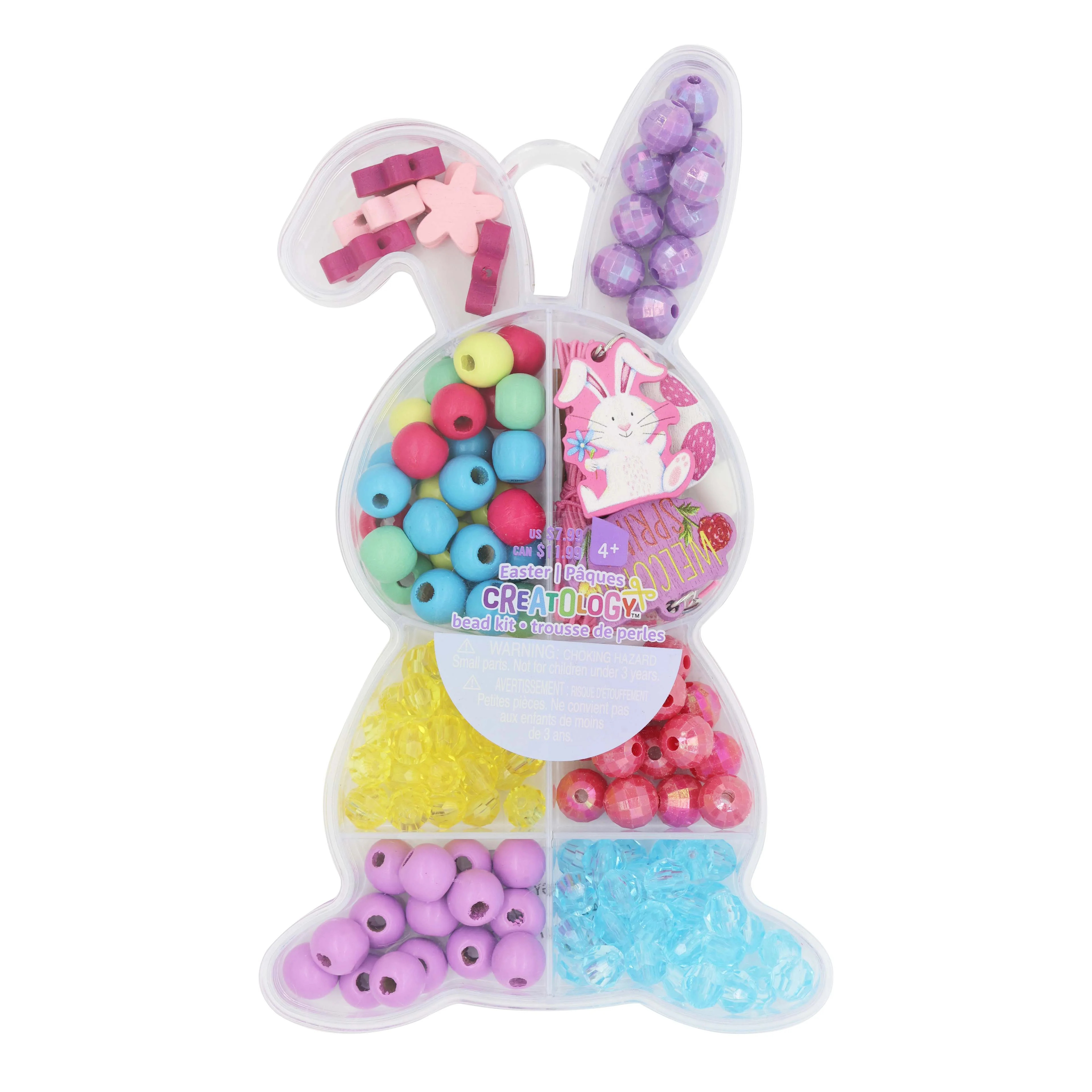 Easter Pastel Bunny Shape Bead Kit by Creatology™ - Walmart.com | Walmart (US)