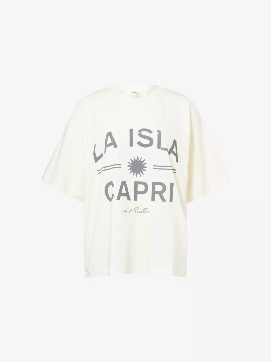 Capri Relaxed-Fit Cotton-Jersey T-Shirt | Selfridges
