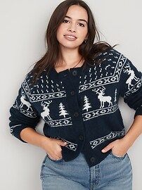 Matching Holiday Fair Isle Cardigan Sweater for Women | Old Navy (US)