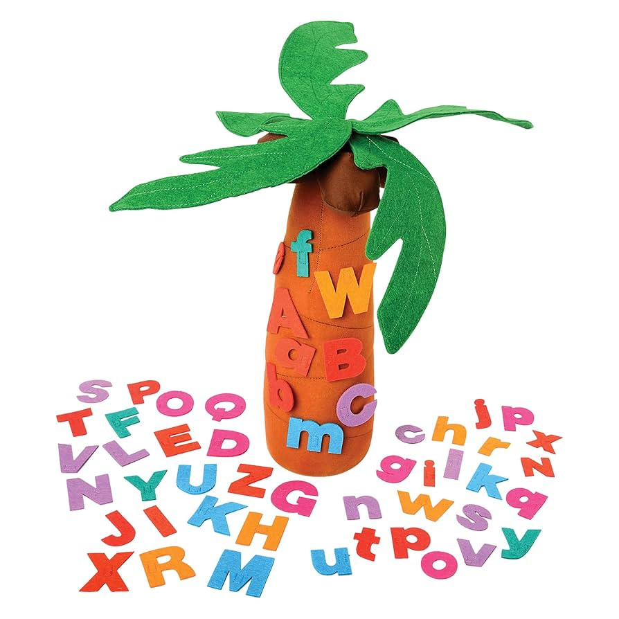 Constructive Playthings Tree and Letters Props for "Chicka Chicka Boom Boom" Children's Book, 14"... | Amazon (US)