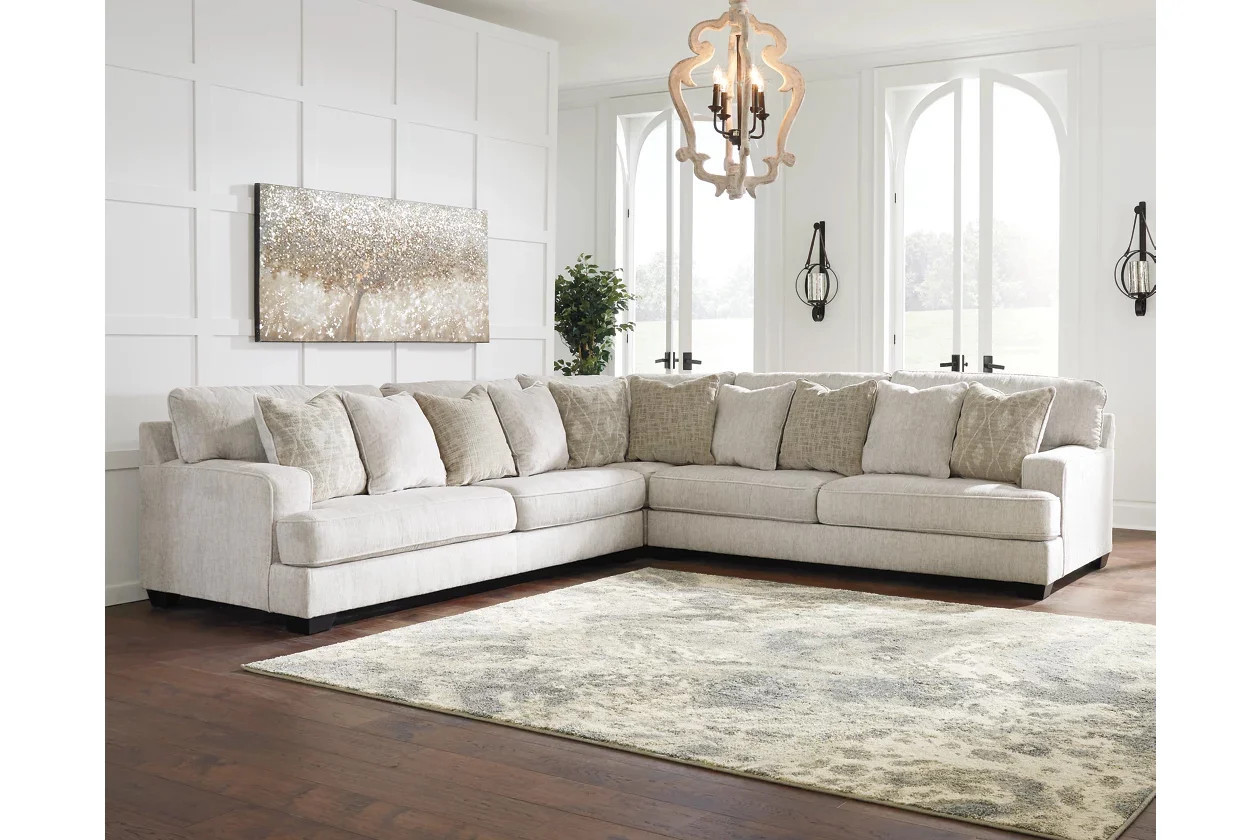 Rawcliffe Parchment Large Sectional | 1stopbedrooms