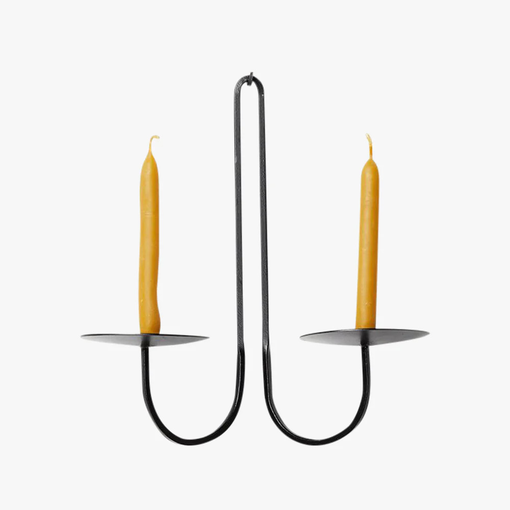 Mortimer Black Double Sconce | Dear Keaton