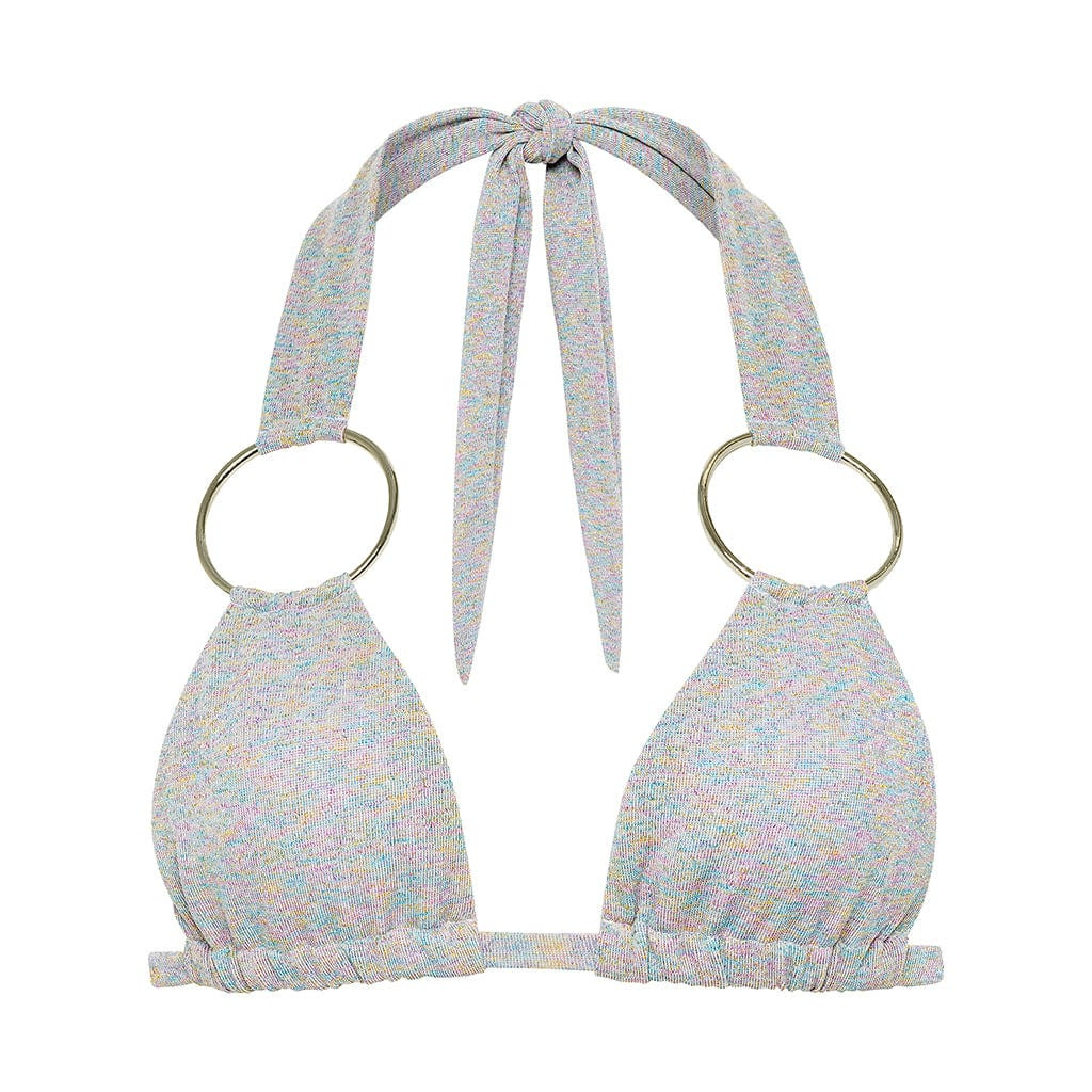 Disco Sparkle Solo Loops Bikini Top | Montce