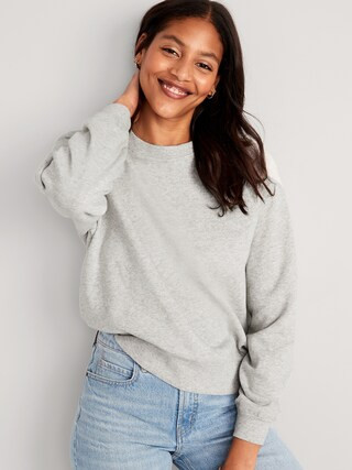 Heathered Vintage Fleece Sweatshirt for Women | Old Navy (US)