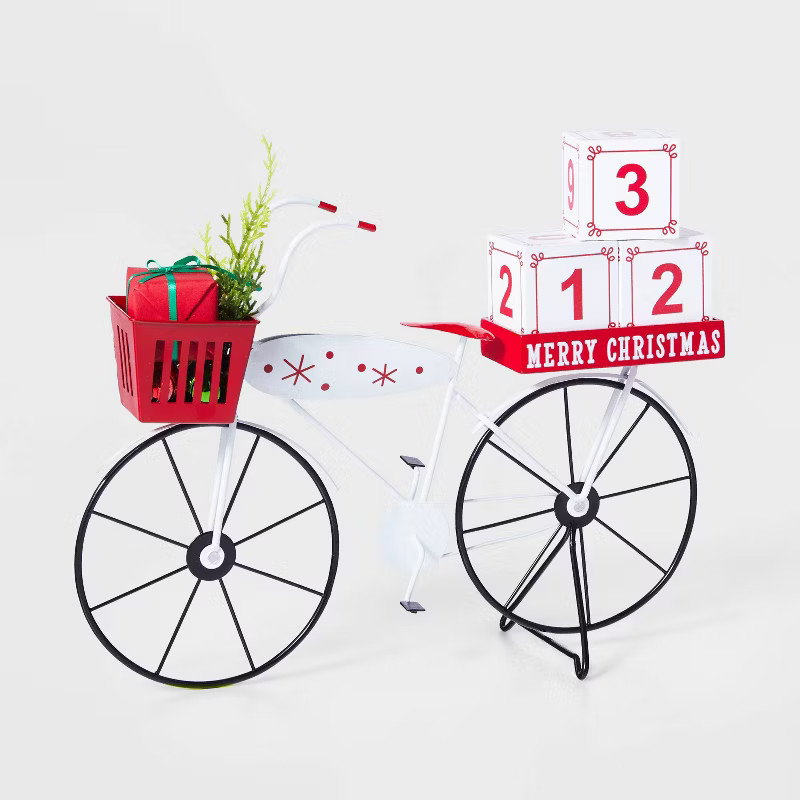 Bicycle with Countdown Blocks Advent Calendar - Wondershop™ | Target