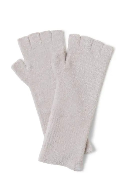 barefoot dreams CozyChic® Lite® Fingerless Gloves in Stone at Nordstrom, Size Large | Nordstrom