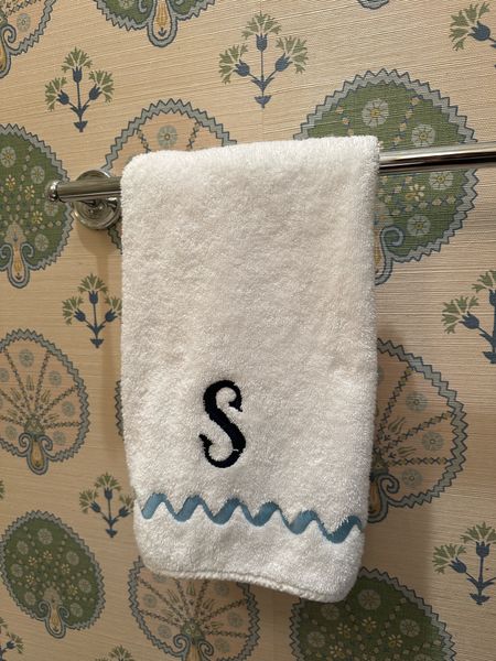 My powder bath just got a refresh with these fun new hand towels! You can monogram them and come in several different colors of embroidery! I have lots of blue throughout my house and went with this fun design. One of my favorite towel brands and one that always makes an adorable gift! 💝 

#LTKHome