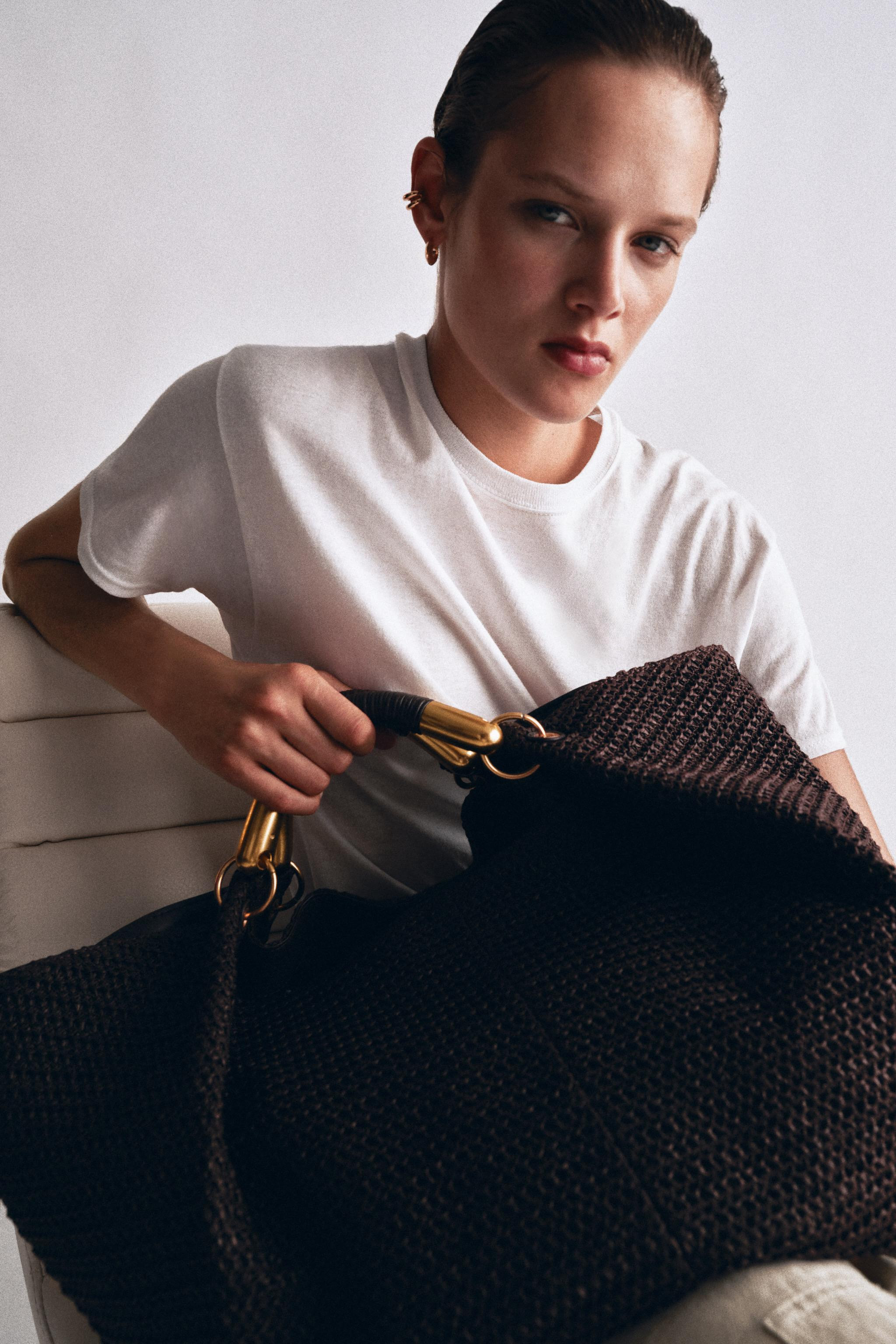 MAXI BRAIDED EFFECT HANDBAG | Zara US
