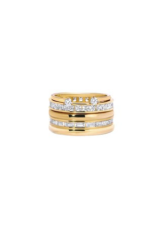 MEGA The Eternity Stack in 14k Gold Plated from Revolve.com | Revolve Clothing (Global)