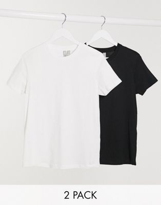 ASOS DESIGN ultimate organic cotton t-shirt with crew neck 2 pack SAVE | ASOS (Global)