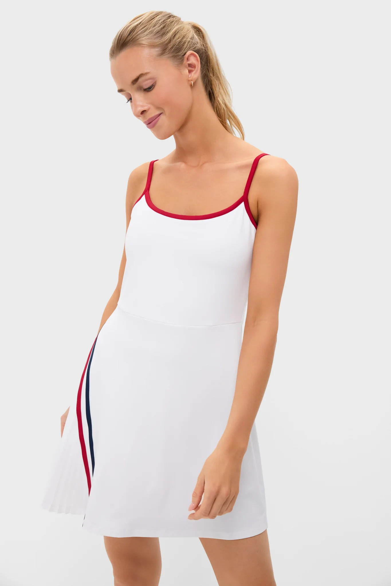 White Performance Jersey Cleo Tennis Tank Dress | Tuckernuck (US)