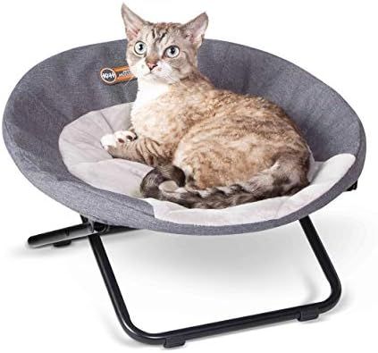 K&H PET PRODUCTS Elevated Cozy Cot Classy Gray Small 19 Inches | Amazon (US)