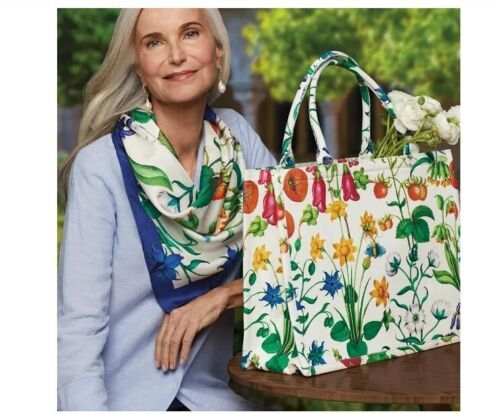 METROPOLITAN MUSEUM OF ART, CLOISTERS GARDEN OVERSIZED STRUCTURED TOTE BAG, NEW | eBay US