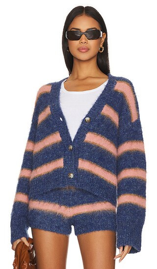 Montauk Cardigan in Montauk Stripe | Revolve Clothing (Global)