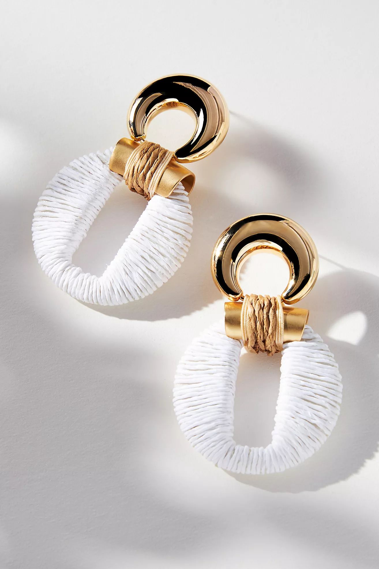 Double Rounded Drop Earrings | Anthropologie (US)