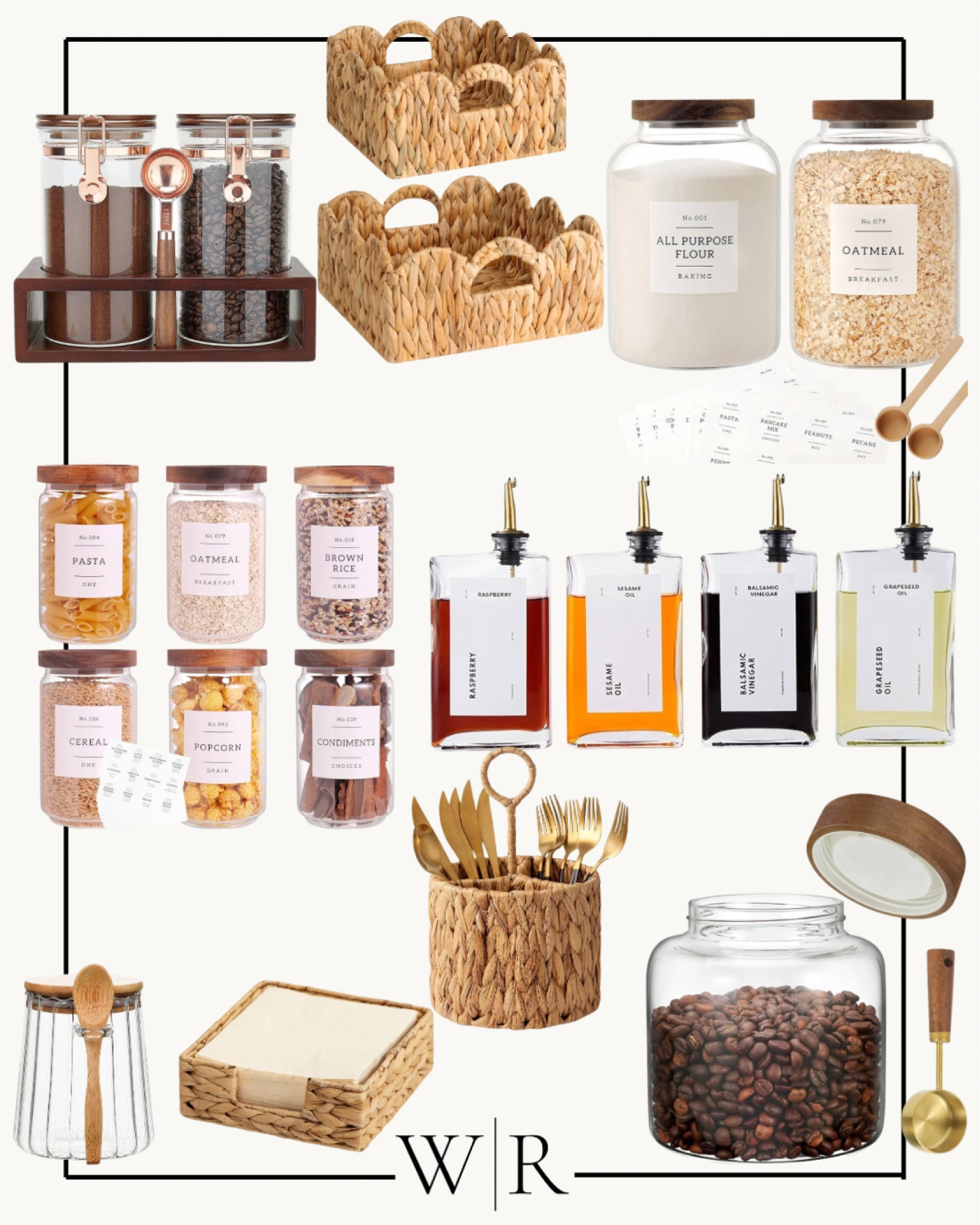 Pantry & Kitchen Storage/Organization Solutions. 

#LTKSummerSales #LTKHome #LTKFindsUnder50