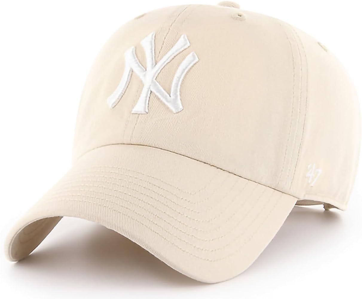 47 MLB Natural Clean Up Adjustable Hat Cap, Adult One Size | Amazon (US)