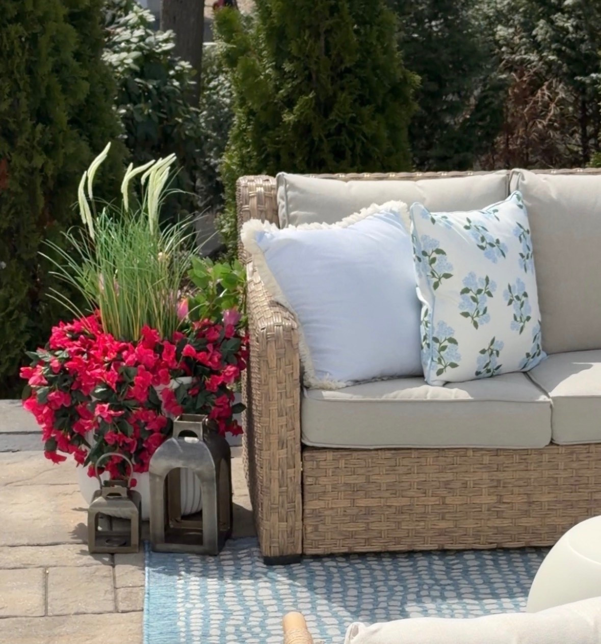 Faux outdoor flowers are a beautiful and low maintenance option for a porch, patio, or front steps. They add color and require no green thumb!

#LTKSaleAlert #LTKHome