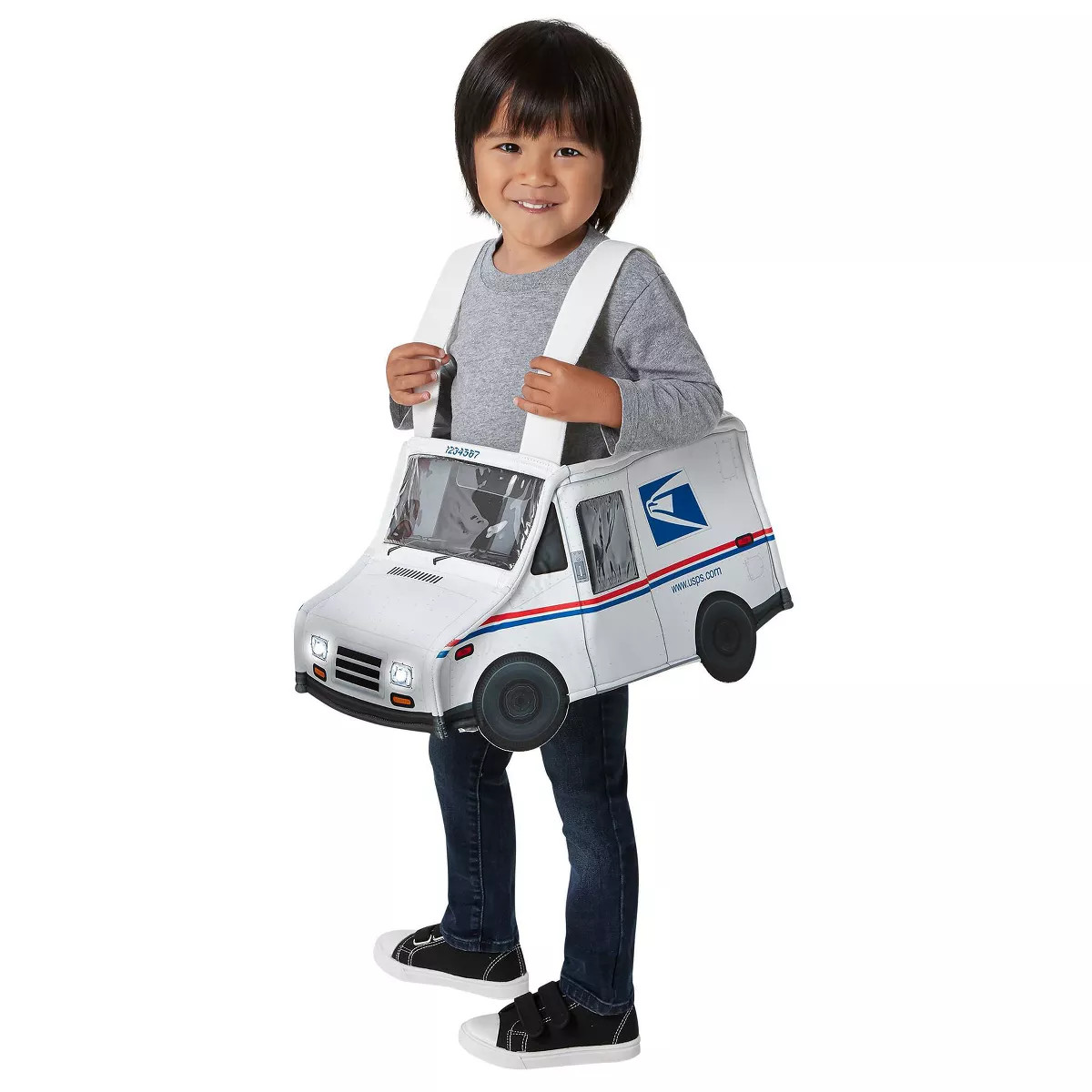 Toddler USPS Truck Light-Up Halloween Costume Bodysuit - One Size Fits Most | Target