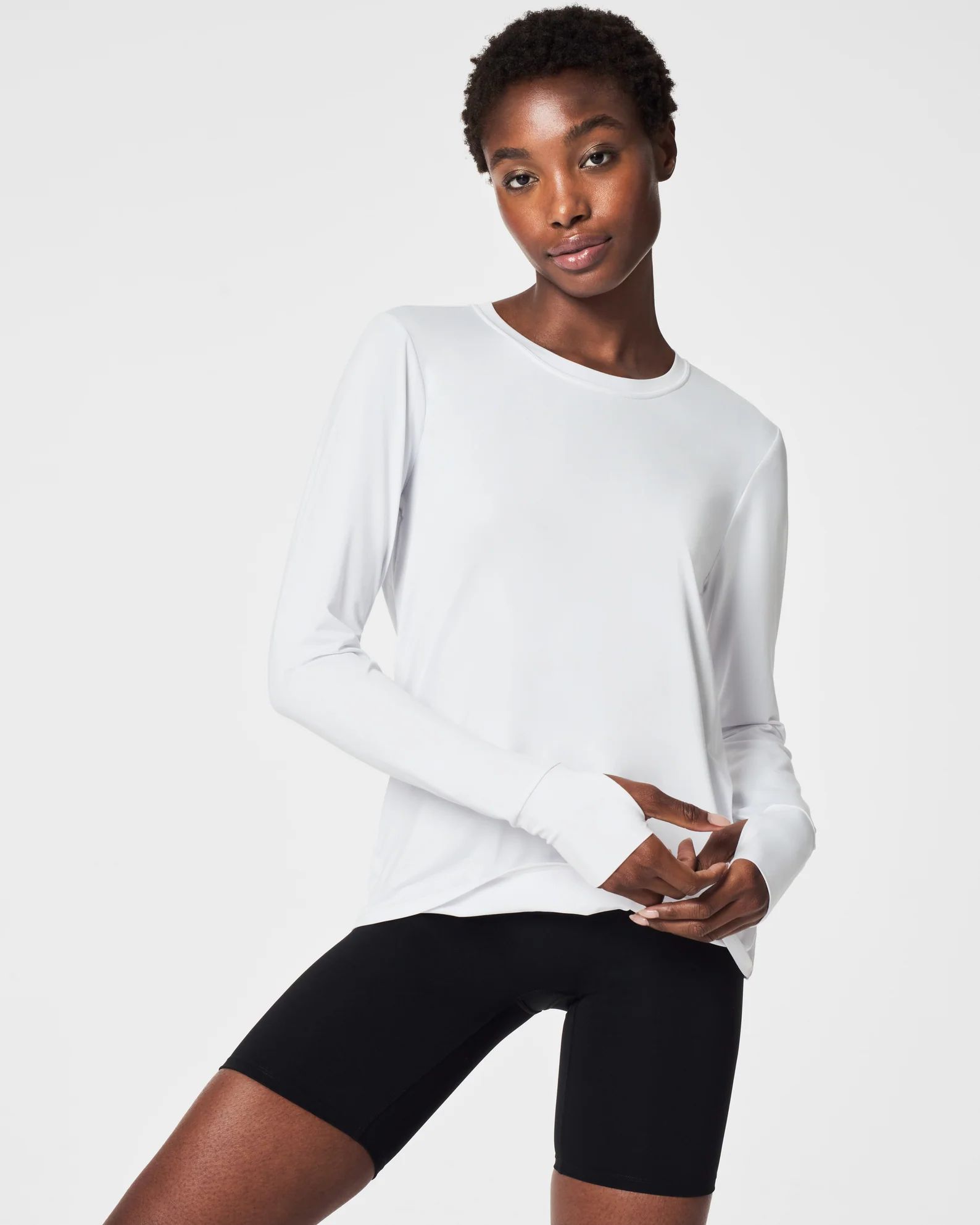 Butter Wrap Back Long-Sleeve Tee | Spanx