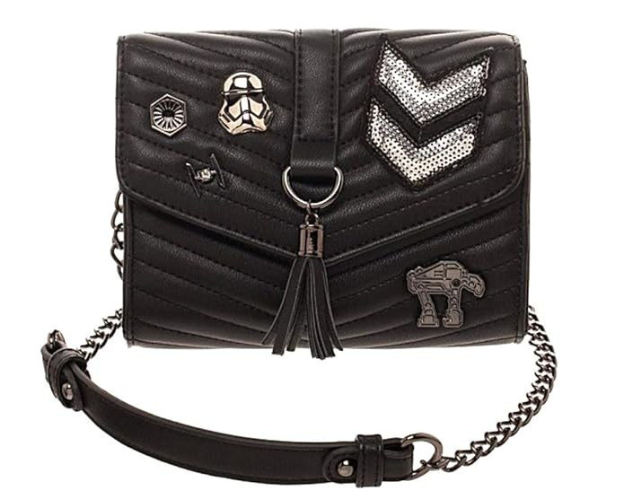 Dark Side Quilted Crossbody Bag With Tassel | Amazon (US)