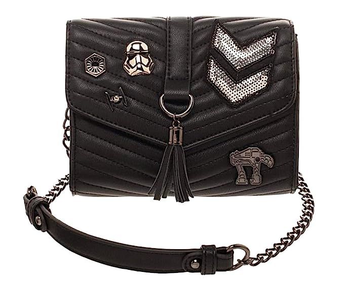 Dark Side Quilted Crossbody Bag With Tassel | Amazon (US)