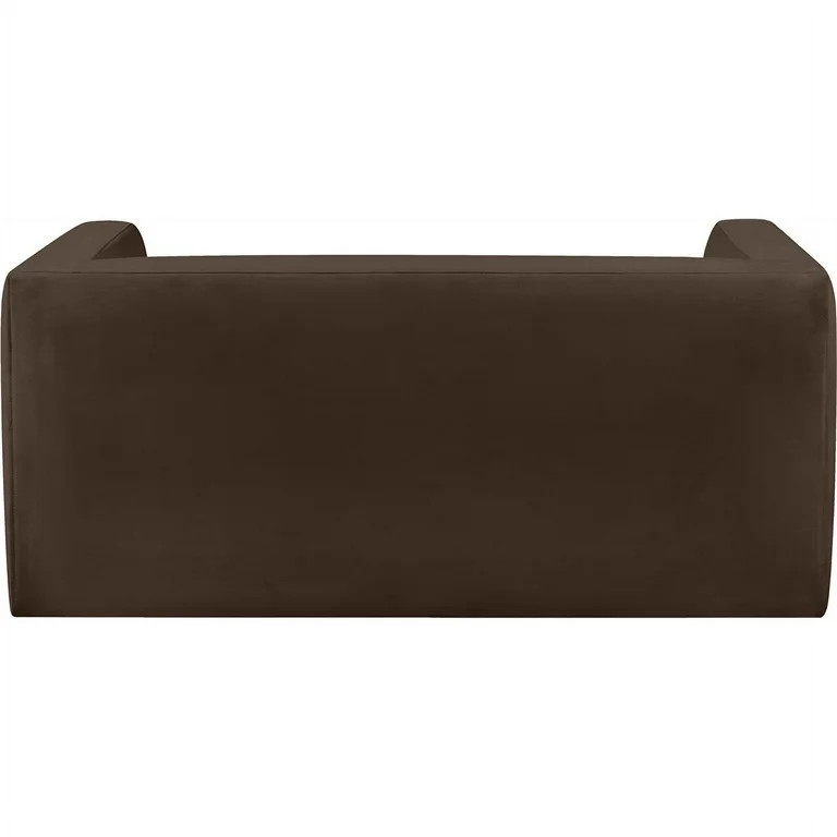 Meridian Furniture Henson Brown Velvet Loveseat | Walmart (US)
