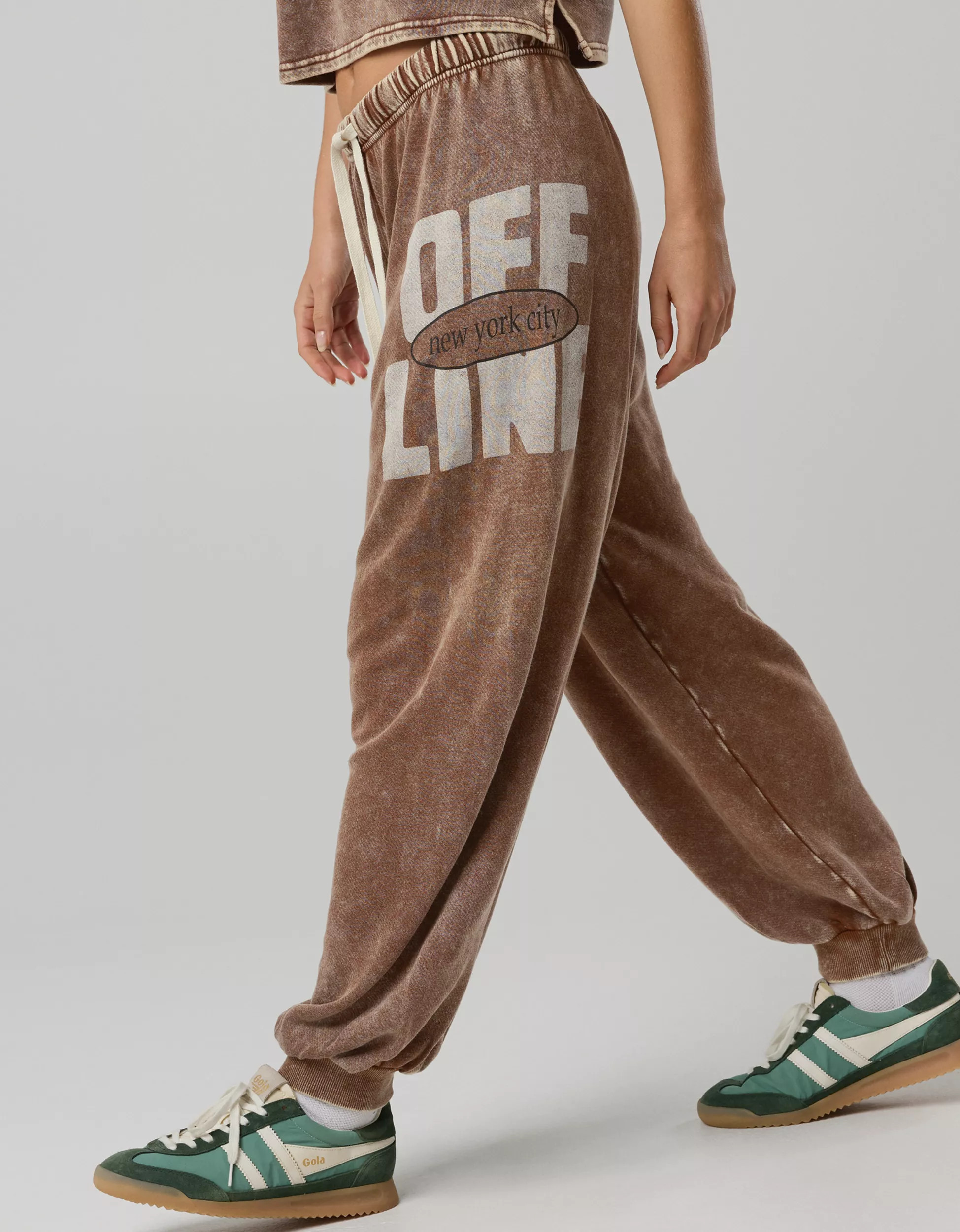 OFFLINE By Aerie Keep It 100 Terry Jogger | American Eagle Outfitters (US & CA)