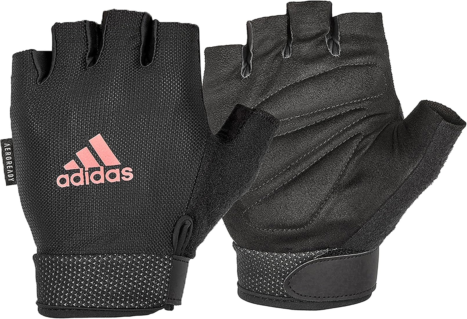 adidas Essential Adjustable Fingerless Gloves for Men and Women - Padded Weight Lifting Gloves - ... | Amazon (US)