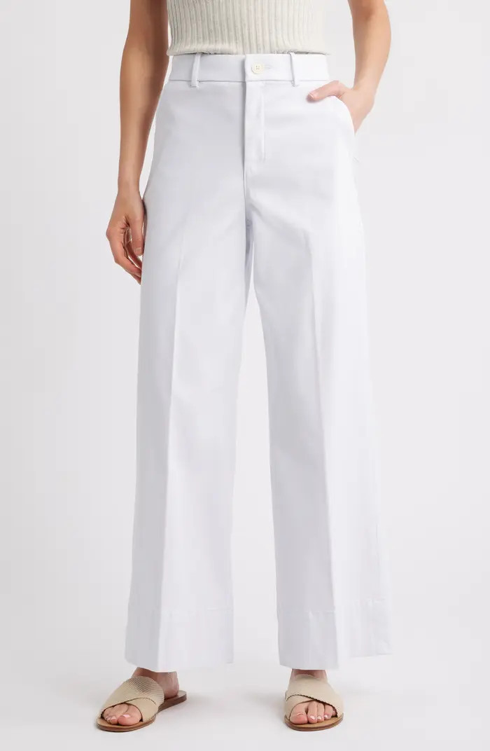 SPANX® SPANXsupersmooth™ Stretch Twill Wide Leg Pant | Nordstrom | Nordstrom