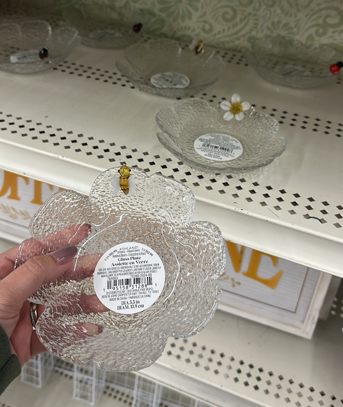 5.5" Glass Plate with Bee by Ashland®

#LTKSeasonal #LTKMostLoved #LTKHome