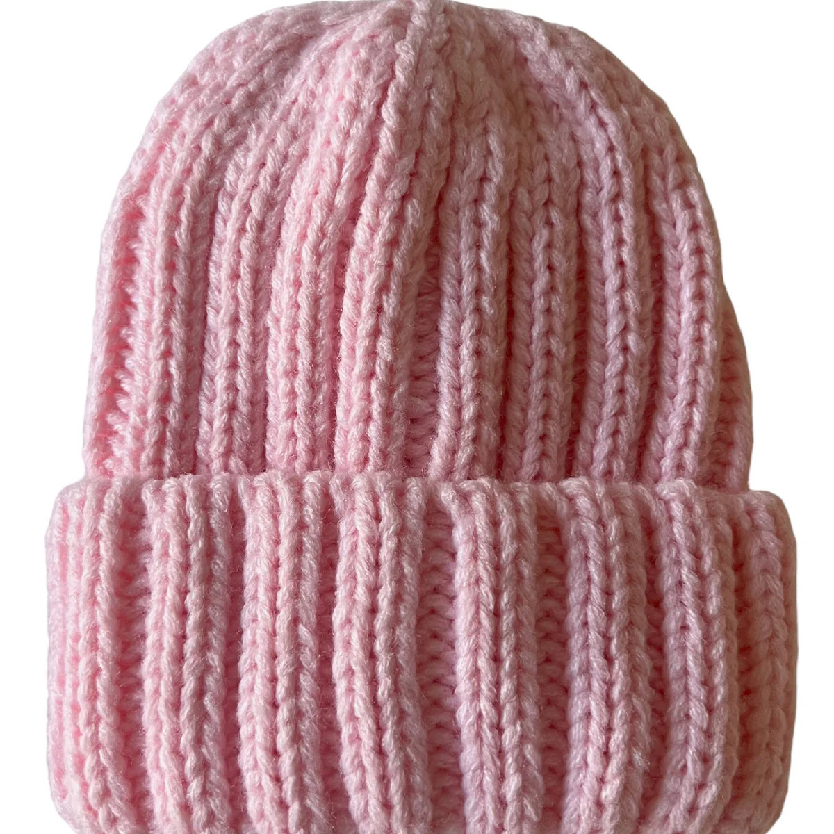 Baby's First Hat, Chunky Knit Pink Sugar | SpearmintLOVE