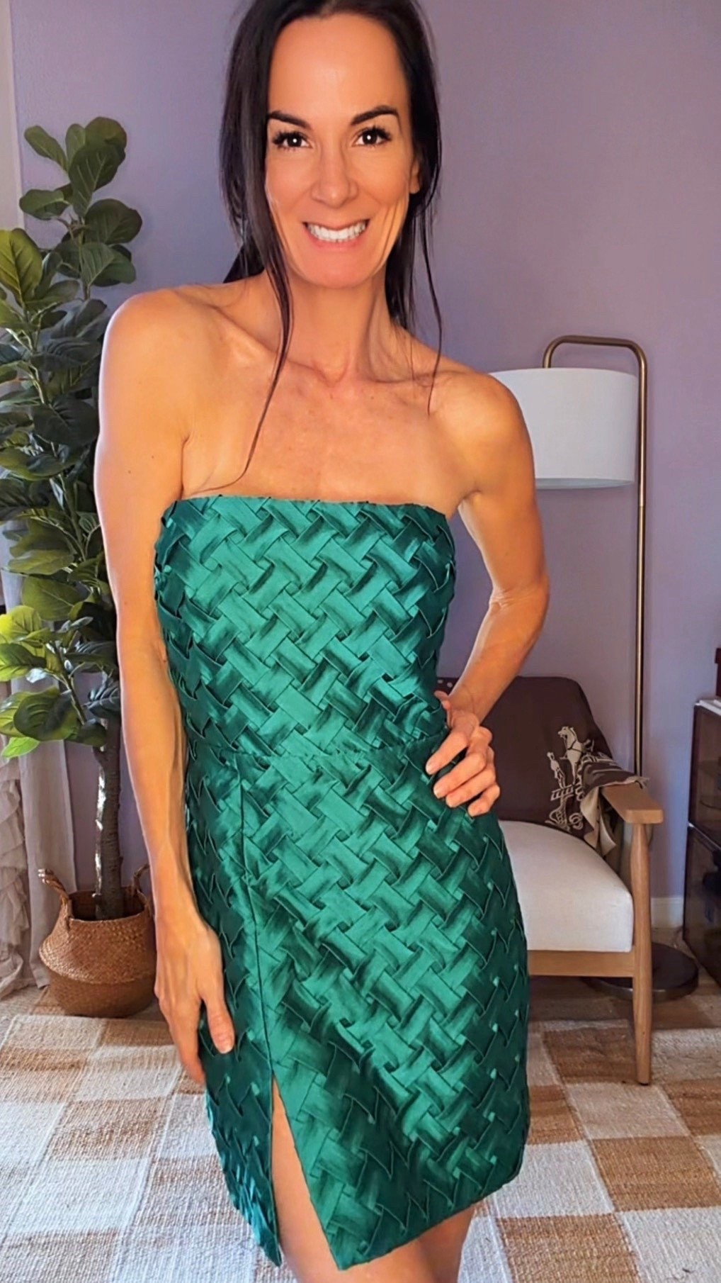 This woven dress understood the assignment and showed up ready to sleigh. Structured, flirty, and just the right amount of extra — aka the dress you throw on when you want compliments before you even say hello.

Holiday parties, cocktail nights, “I’ll just pop in for one drink” moments that turn into all night plans… she’s that girl.  And yes, the texture, the fit, the color — chef’s kiss. 🤌🏼

Wearing XS

#AmandaUprichard #GreenDressMoment #HolidayStyle #FestiveFashion #PartyDress #CocktailDress #HolidayOutfitInspo #ChicAndSassy #NicoleColeeStyle #WhatIWore #LTKStyle #FashionOver40 #StyleAtAnyAge #nicolecolee #revolveambassador @revolve #DressedUpAndFestive 💃✨ 


#LTKHoliday #LTKGiftGuide #LTKSeasonal