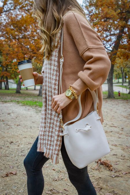 Coffee, scarves and oversized sweaters. Just a few of my favorite things about fall 🍂🍁🥰
This outfit also happens to be head to toe Amazon, so there’s that too 🙌🏻

Fall outfits | fall scarf | bucket bag | black faux leather leggings | Amazon fashion finds | Amazon fall finds | fall sweater | slouchy sweater outfit | faux leather leggings outfit ideas | Spanx leggings | Amazon the drop


#LTKfindsunder100 #LTKSeasonal #LTKfindsunder50