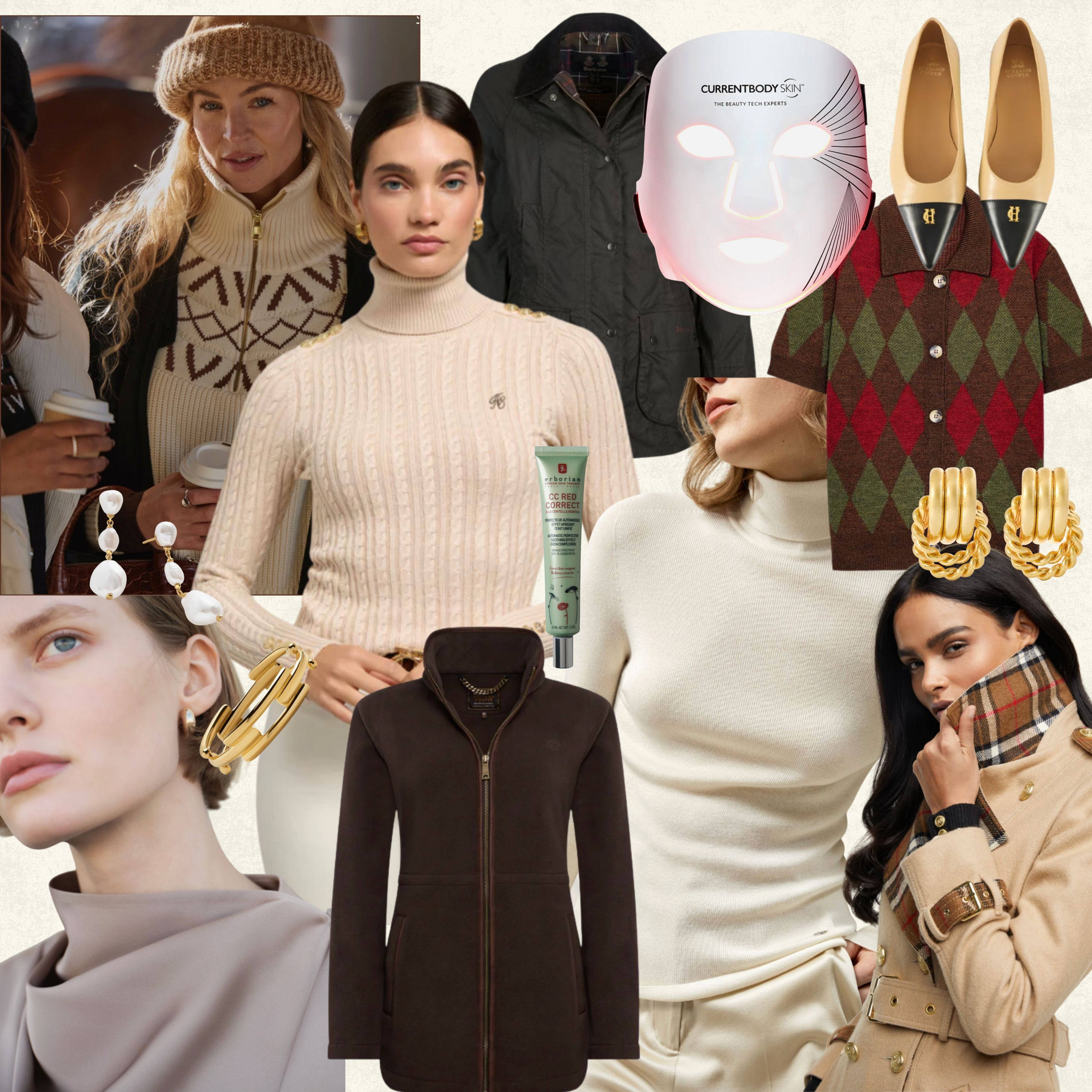 What you've been loving in my winter wardrobe for a timeless and chic style. Everyday knitwear and country fleece style from Holland Cooper. Varley, Barbour, LilySilk and H&M pieces.  

 #LTKuk #LTKwinter #LTKeurope