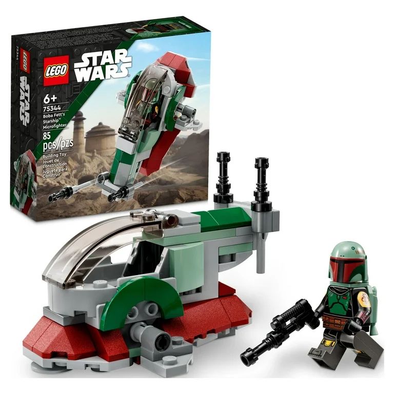 LEGO Star Wars Boba Fett's Starship Microfighter Set 75344 | Walmart (US)