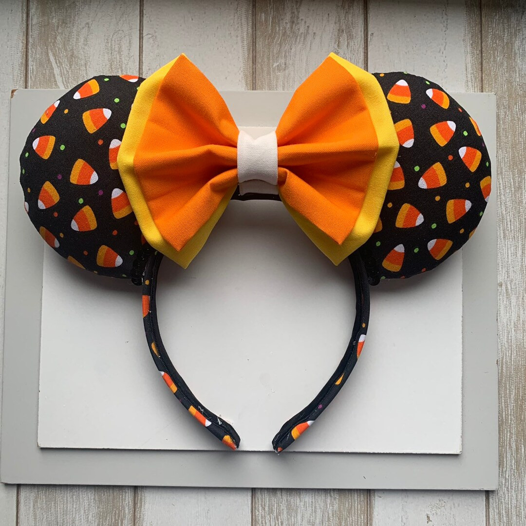 Candy Corn Mickey Ears . Candy Corn Minnie Ears . Halloween Mickey Ears . Halloween Minnie Ears .... | Etsy (US)