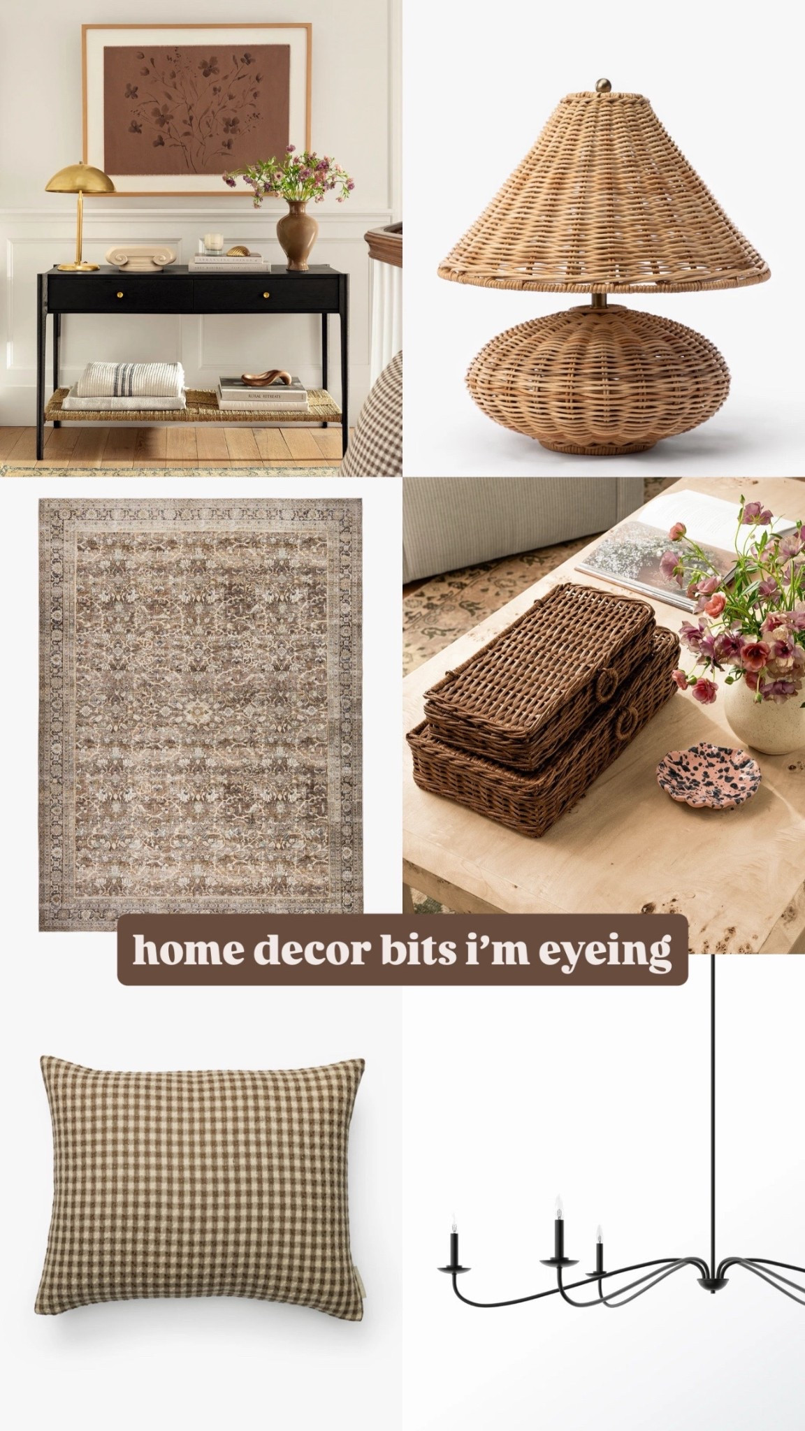Home decor items I’m loving lately // rugs, woven baskets, tweed throw pillows, rattan lamp, chandelier, gingham, drink couplets

#LTKHome #LTKFindsUnder100