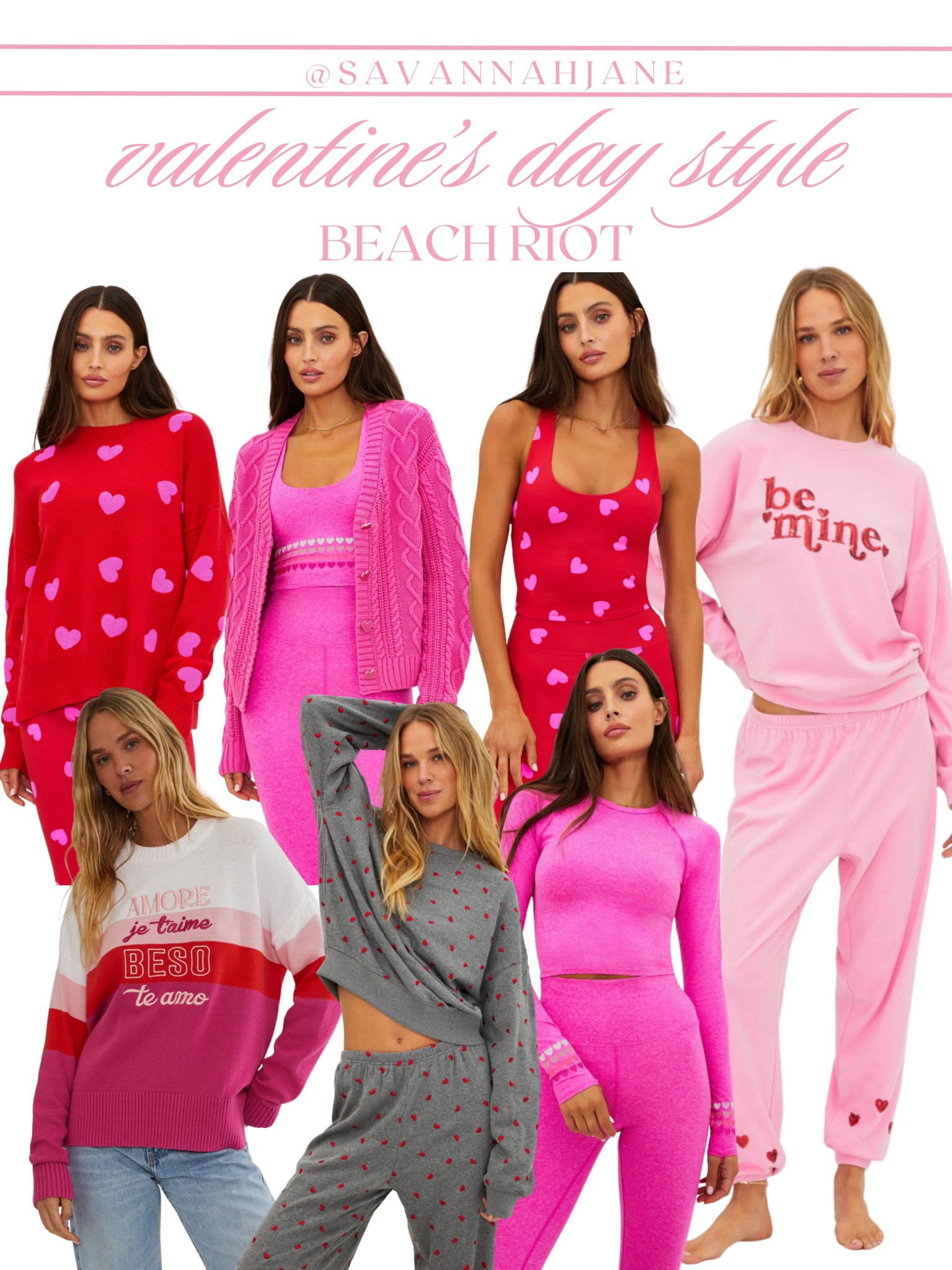 Obsessed with Beach Riot’s Valentine’s Day collection 💘💘 shop now before it’s gone! Valentines Day outfit | v day outfit | Valentine’s Day sweater | heart sweater | heart set | Valentine’s Day activewear | pink activewear set | heart activewear | ltk u | college outfit inspo | outfit for class | chic college outfit inspo

#LTKootd #LTKU #LTKSeasonal